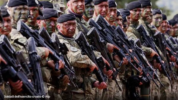 Croazia soldati