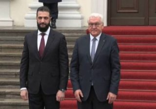 Germania, presidente riceve Al Jolani a Berlino