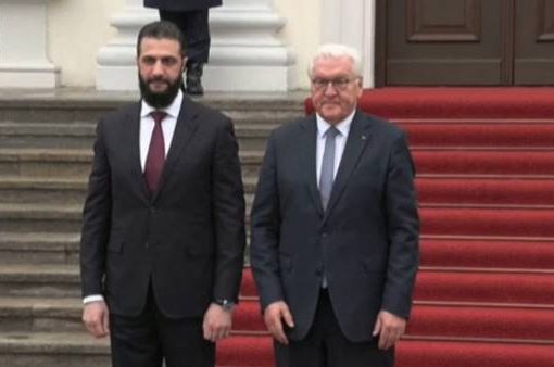 Germania, presidente riceve Al Jolani a Berlino