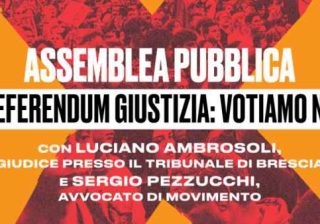 Referendum giustizia, giudice al centro sociale per spingere il No