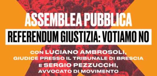 Referendum giustizia, giudice al centro sociale per spingere il No
