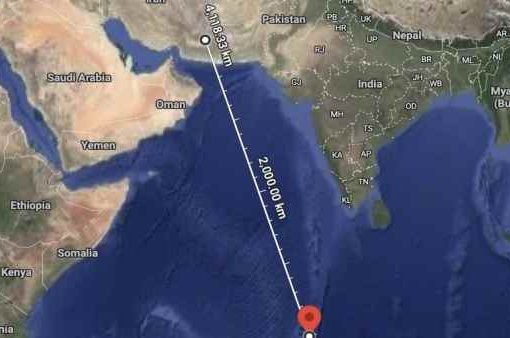 missili iraniani contro la base Diego Garcia