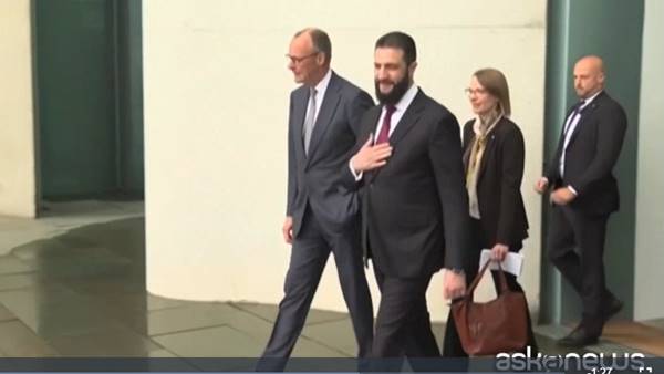 Merz riceve Al Jolani