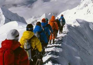 alpinisti Everest