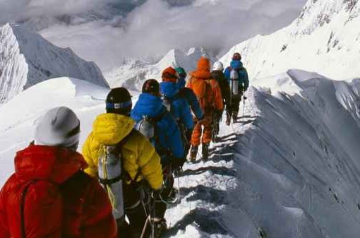 alpinisti Everest