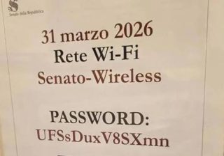 password Wi-Fi sequenza 'Dux'