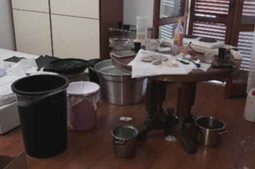 Foligno, raffineria di cocaina