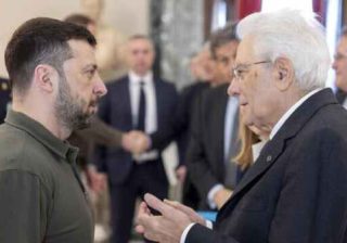 Mattarella incontra Zelensky