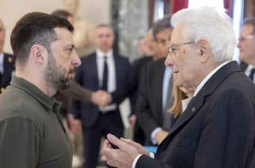 Mattarella incontra Zelensky