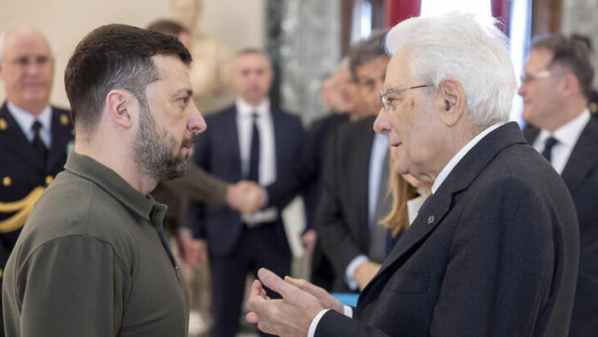 Mattarella incontra Zelensky