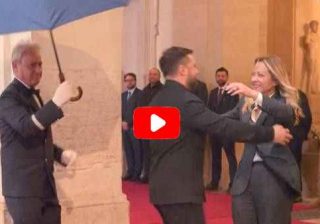Meloni riceve Zelensky