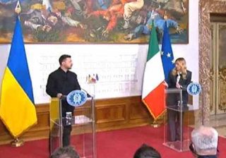 Zelensky e Meloni