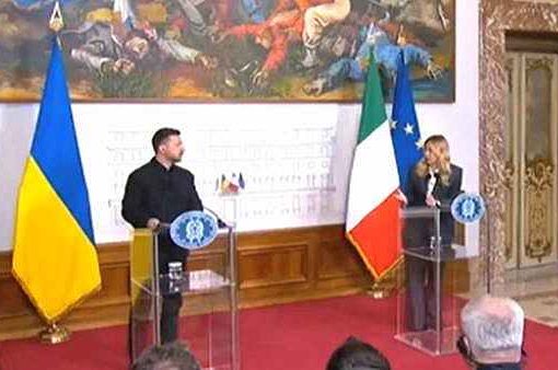 Zelensky e Meloni