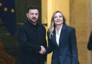 Meloni e Zelensky