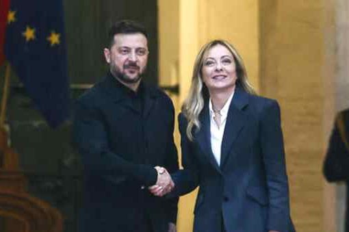 Meloni e Zelensky