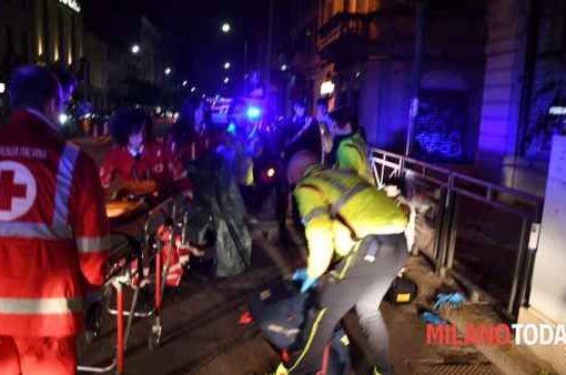 Milano ambulanza e carabinieri