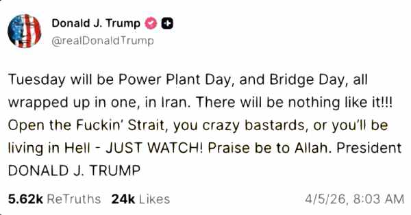 trump minaccia l'Iran