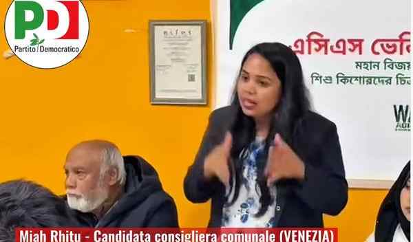 Islamizzazione del Pd, a Venezia comizio in bengalese