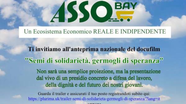 "Semi di solidarietà, germogli di speranza", il Docufilm