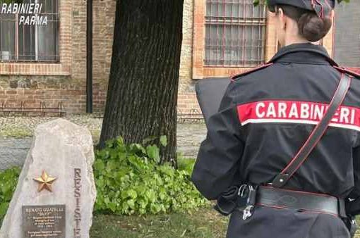 Fidenza, sfregio al cippo del partigiano Guatelli