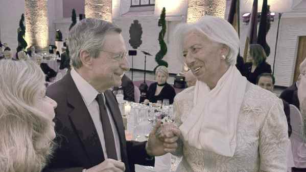 Mario Draghi e Lagarde