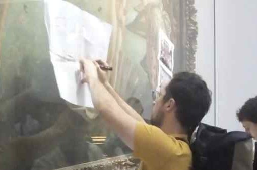 Blitz alla Venere di Botticelli
