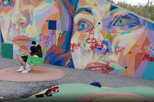 Genova, imbrattato murale in ricordo delle vittime del ponte Morandi