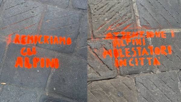 Genova, scritte con insulti agli alpini. FdI: “Salis si dissoci”