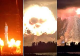 razzo di Blue Origin esplode sulla rampa di lancio