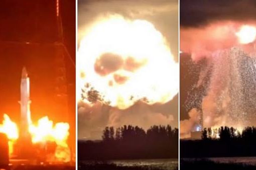 razzo di Blue Origin esplode sulla rampa di lancio
