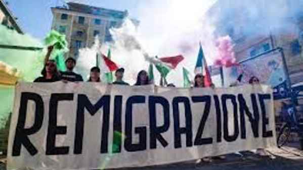 Remigrazione, sabato corteo nazionale a Roma