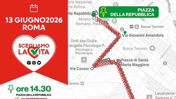 Scegliamo la Vita: manifestazione nazionale a Roma il 13 giugno 2026
