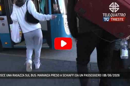 Aggredisce una ragazza sul bus, maranza preso a schiaffi da un passeggero