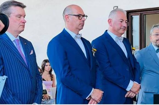 Il matrimonio dei sindaci. Sposati Alessandro Basso (FdI) e Loris Bazzo (Lega)