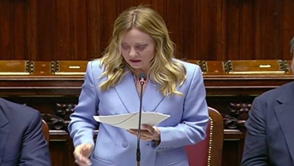 Giorgia Meloni alla Camera