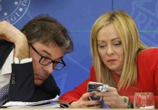 Giorgetti e Meloni
