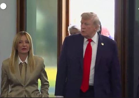 Meloni e Trump