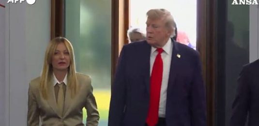 Meloni e Trump