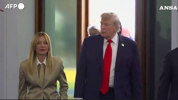 Meloni e Trump