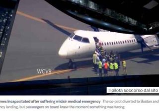 Il comandante ha una crisi epilettica: terrore in volo per 61 passeggeri
