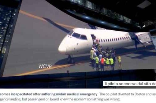 Il comandante ha una crisi epilettica: terrore in volo per 61 passeggeri