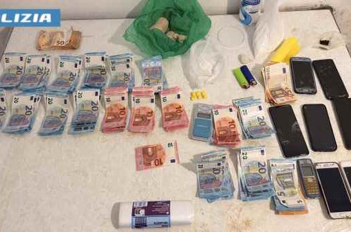 polizia sequestro per spaccio