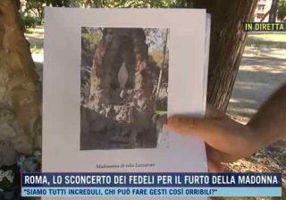 Roma, rubata statua della Madonna