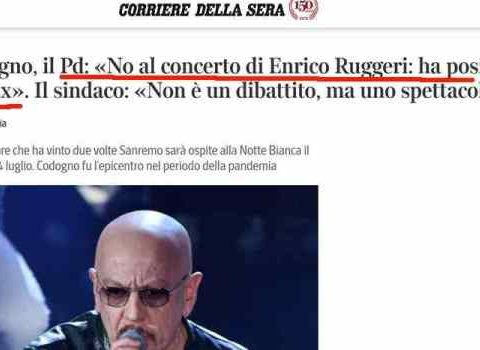 Caso Enrico Ruggeri