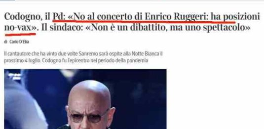 Caso Enrico Ruggeri