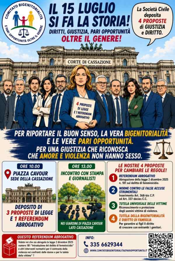 Pari opportunità oltre il genere: Roma, 15 luglio 2026