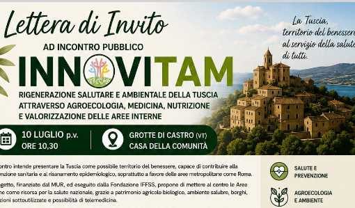 Progetto INNOVITAM: Convegno il 10 luglio a Grotte di Castro