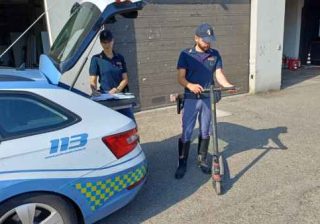 polizia monopattino