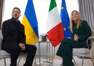 Zelensky incontra Meloni