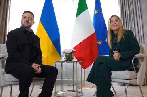 Zelensky incontra Meloni